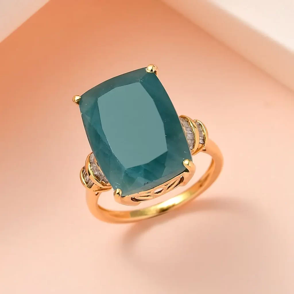 Rare Gemstone Grandidierite Ring