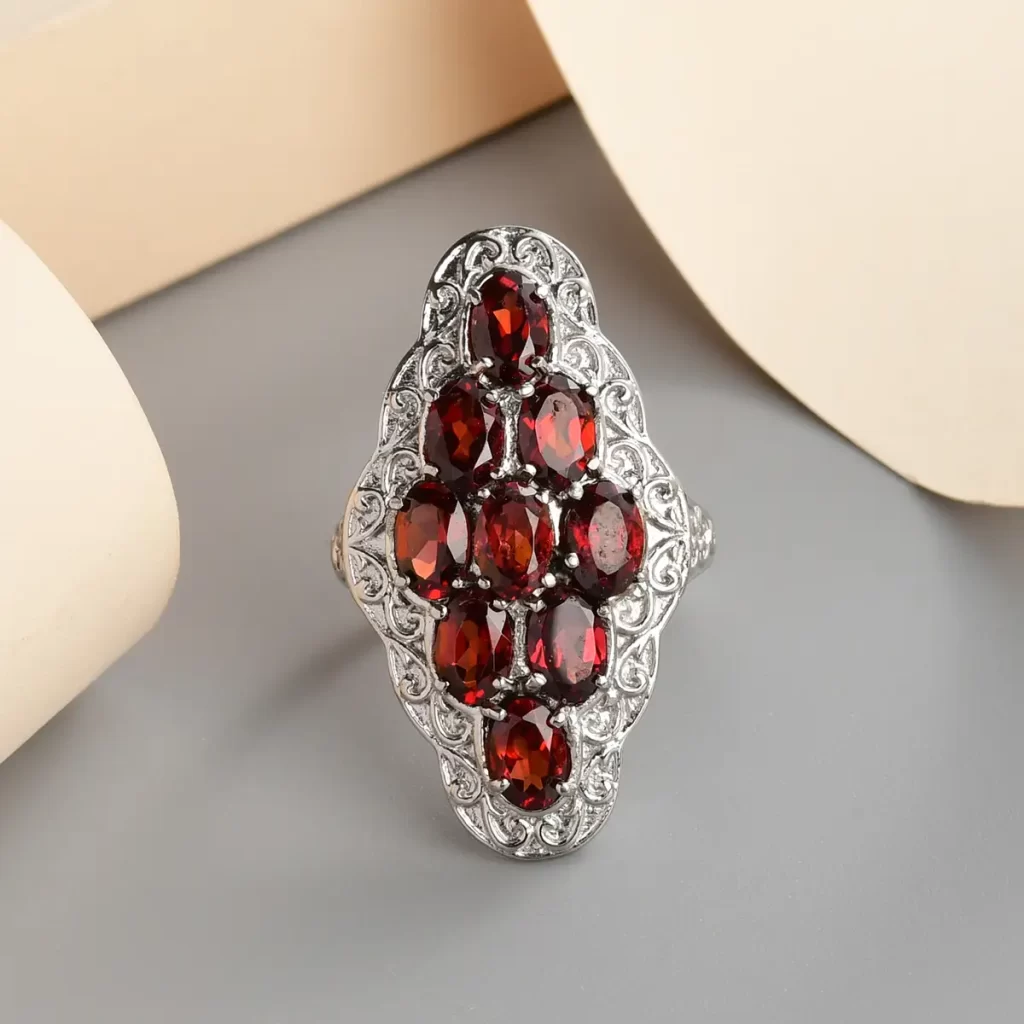 Mozambique Garnet Ring under $10