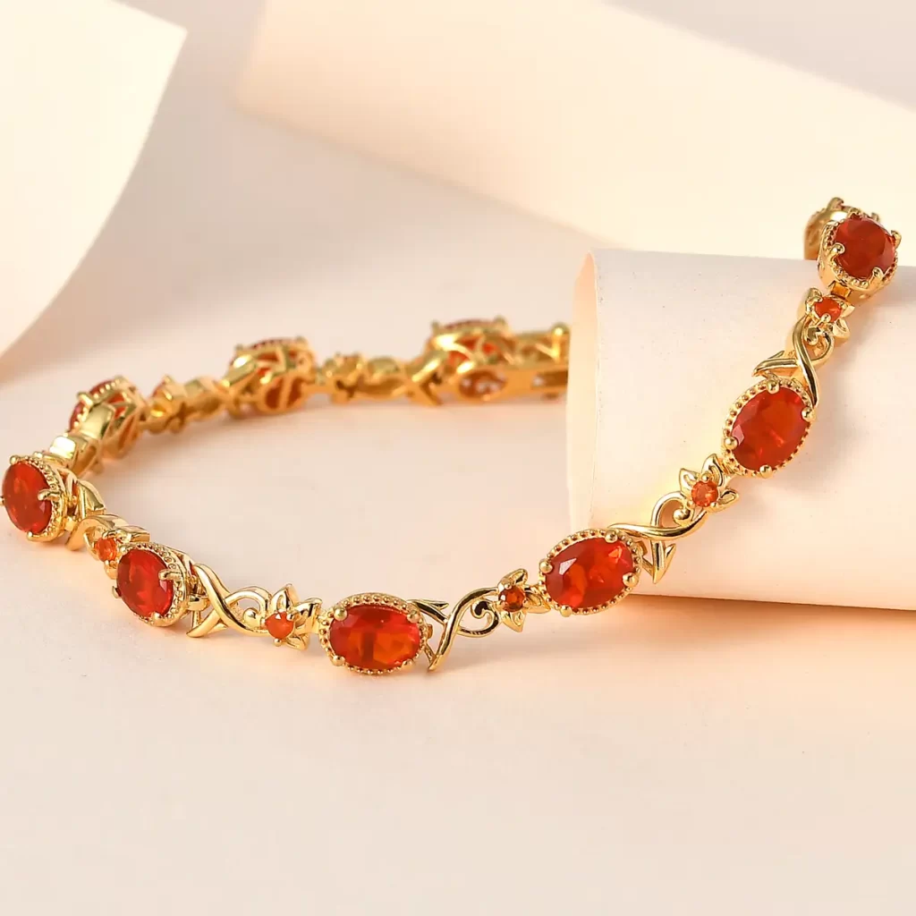 Mexican Fire Opal Bracelet