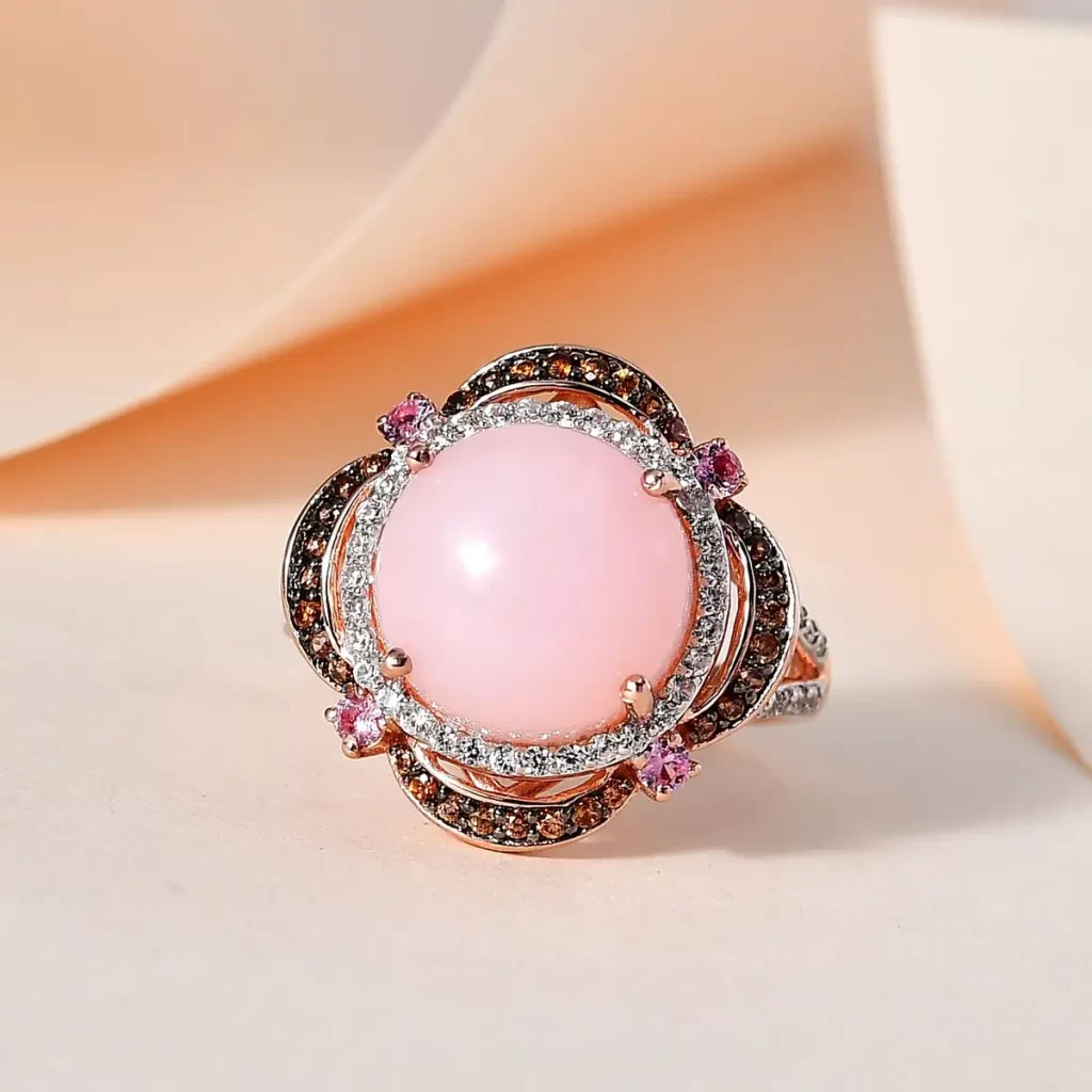 Peruvian Pink Opal Ring