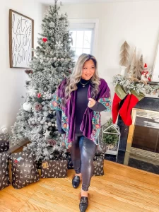 Christmas outfit ideas kimono