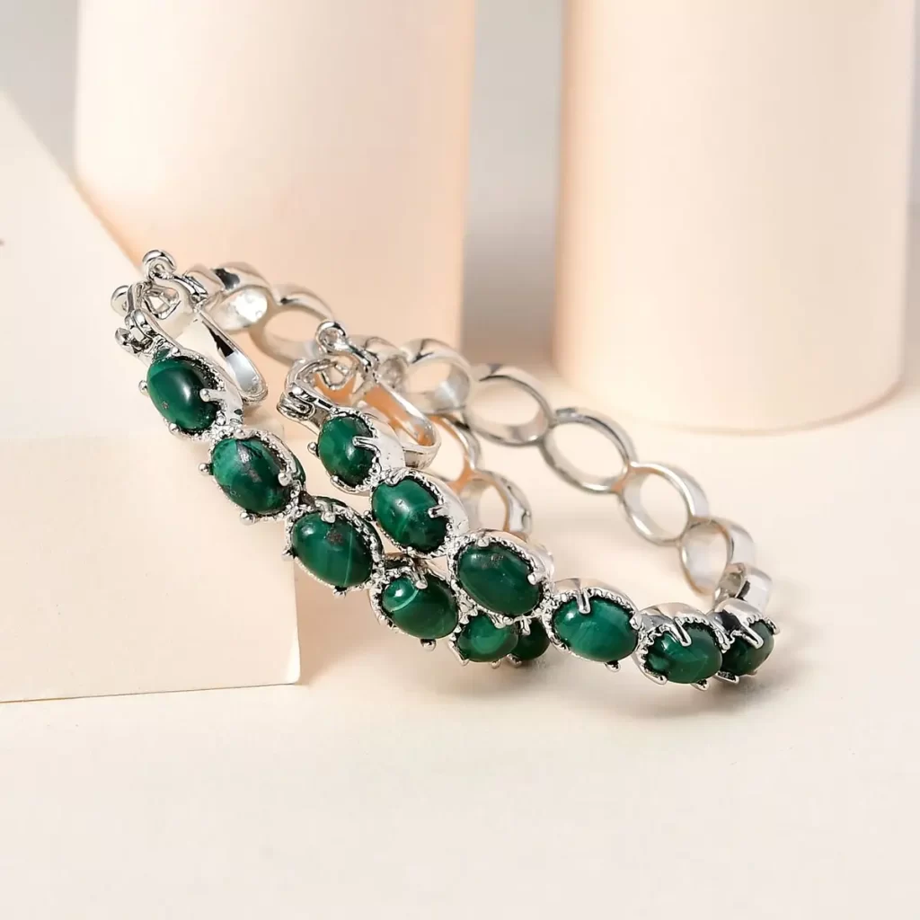 healing properties of malachite crystal earrings 