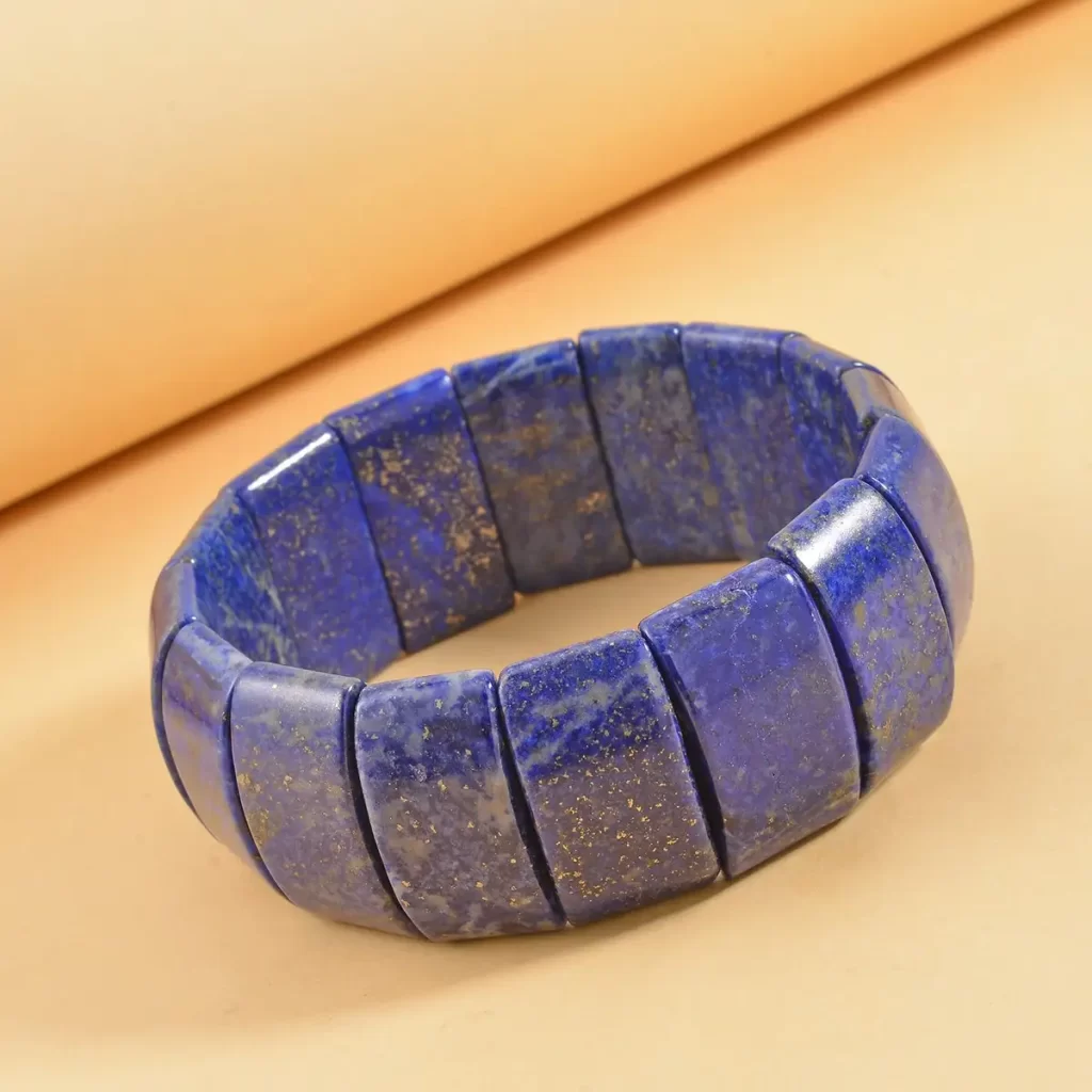 Lapis Lazuli Boho Block Bracelet