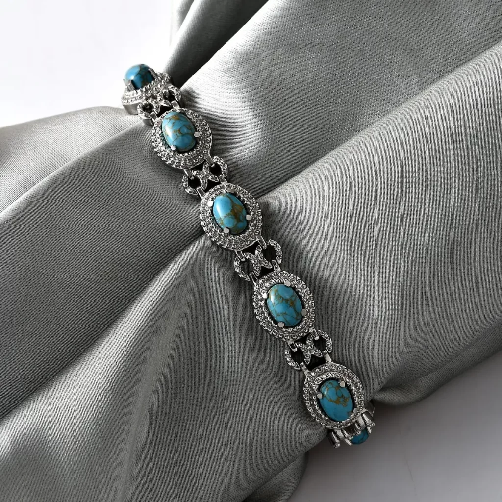 Mojave Blue Turquoise Bolo Bracelet