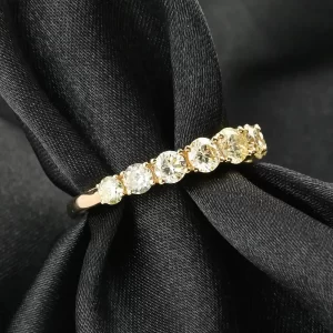 ring for friend Yellow Gold Natural Yellow Diamond Ring