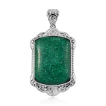 Freshened Malachite Solitaire Pendant