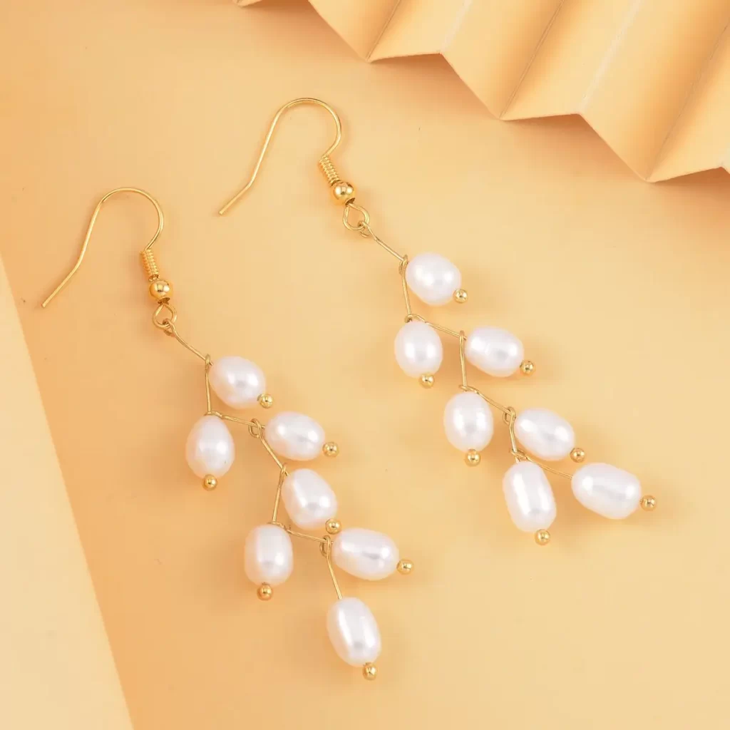 pearl dangler earrings under $10