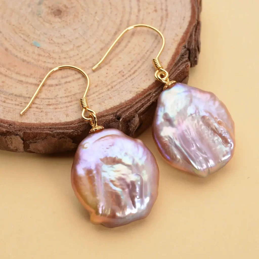 Natural Fresh water pearl earrings 