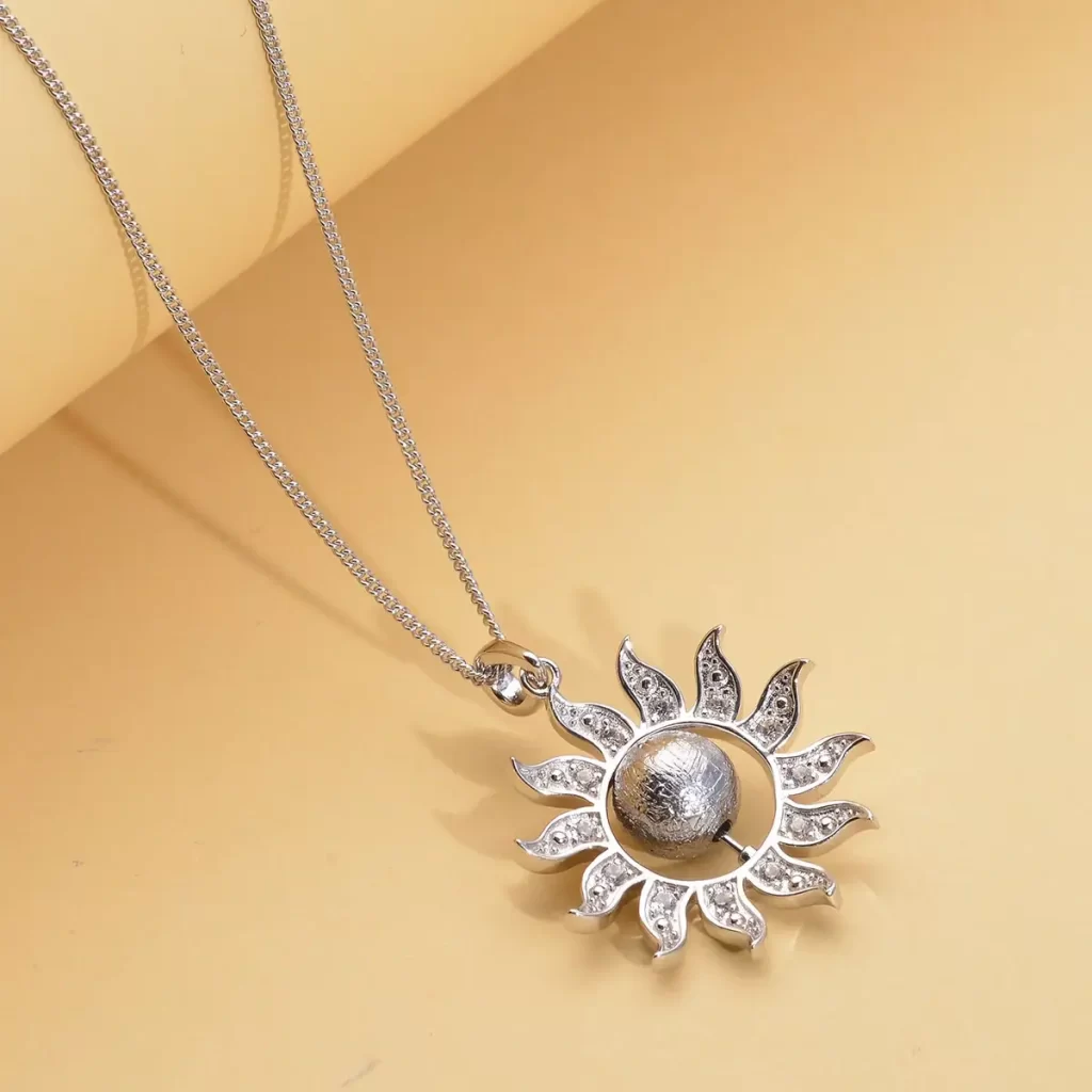 Meteorite jewelry Sun Pendant Gift
