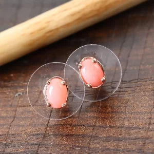 Premium Oregon Peach Opal Earrings
