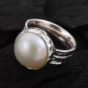 bold pearl ring