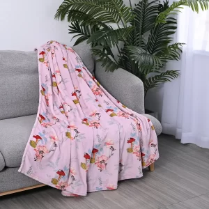 Home Clearance Pink Blanket