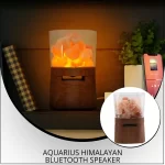 Unique Valentine's day gift Aquarius Himalayan Salt Lamp Bluetooth Speaker Bluetooth Speaker Salt Lamp