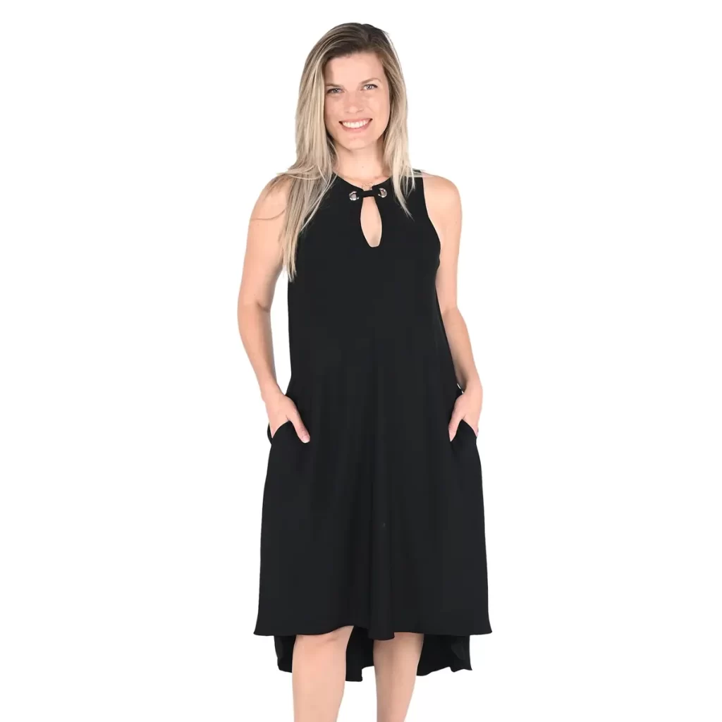 LITTLE BLACK DRESSES FOR WOMEN OVER 50 Rachel Roy Black Maxi Dress