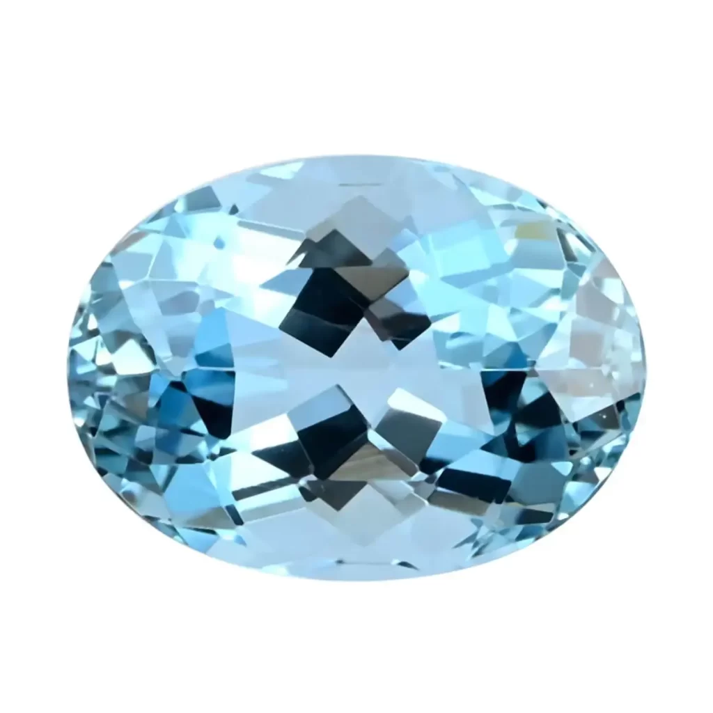 AAAA Santa Maria Aquamarine stone healing crystal for sucsess 
