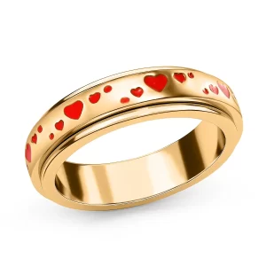 925 Sterling Silver Fidget Ring Spinner Ring for Women ring for mom for mother's day