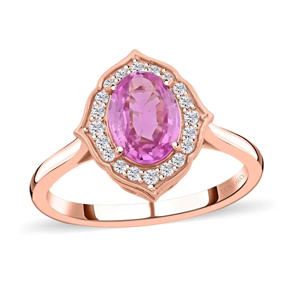 AAA Madagascar Pink Sapphire Rings