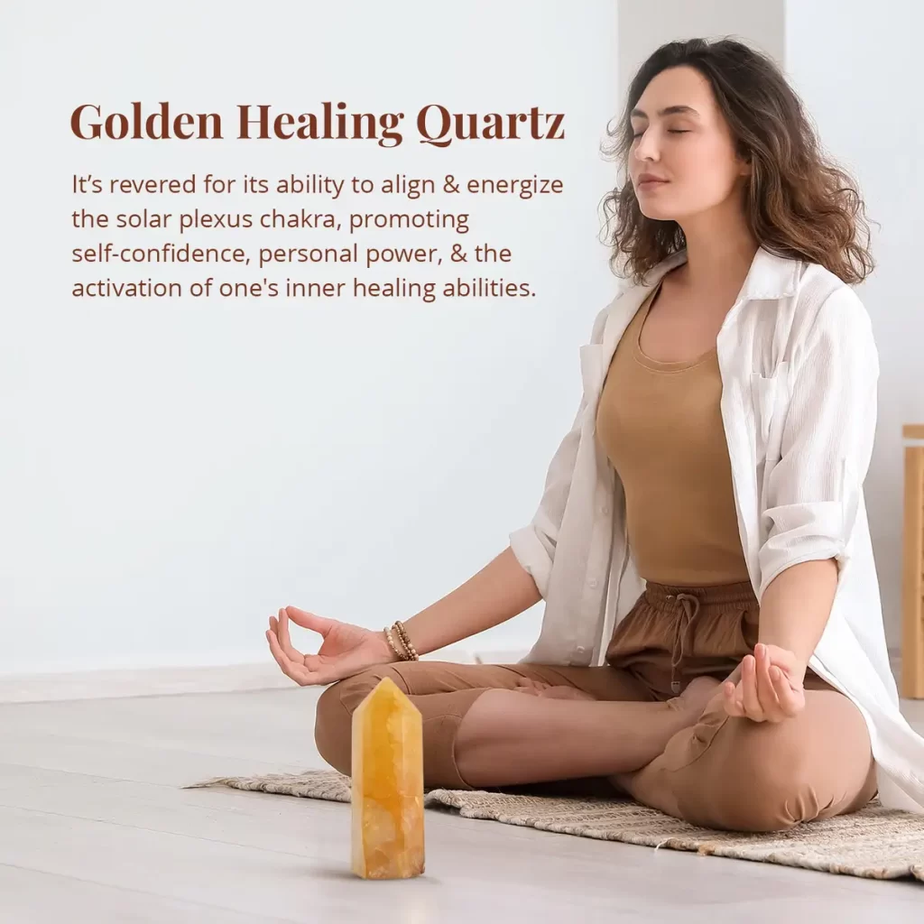 Golden Healing Quartz Point