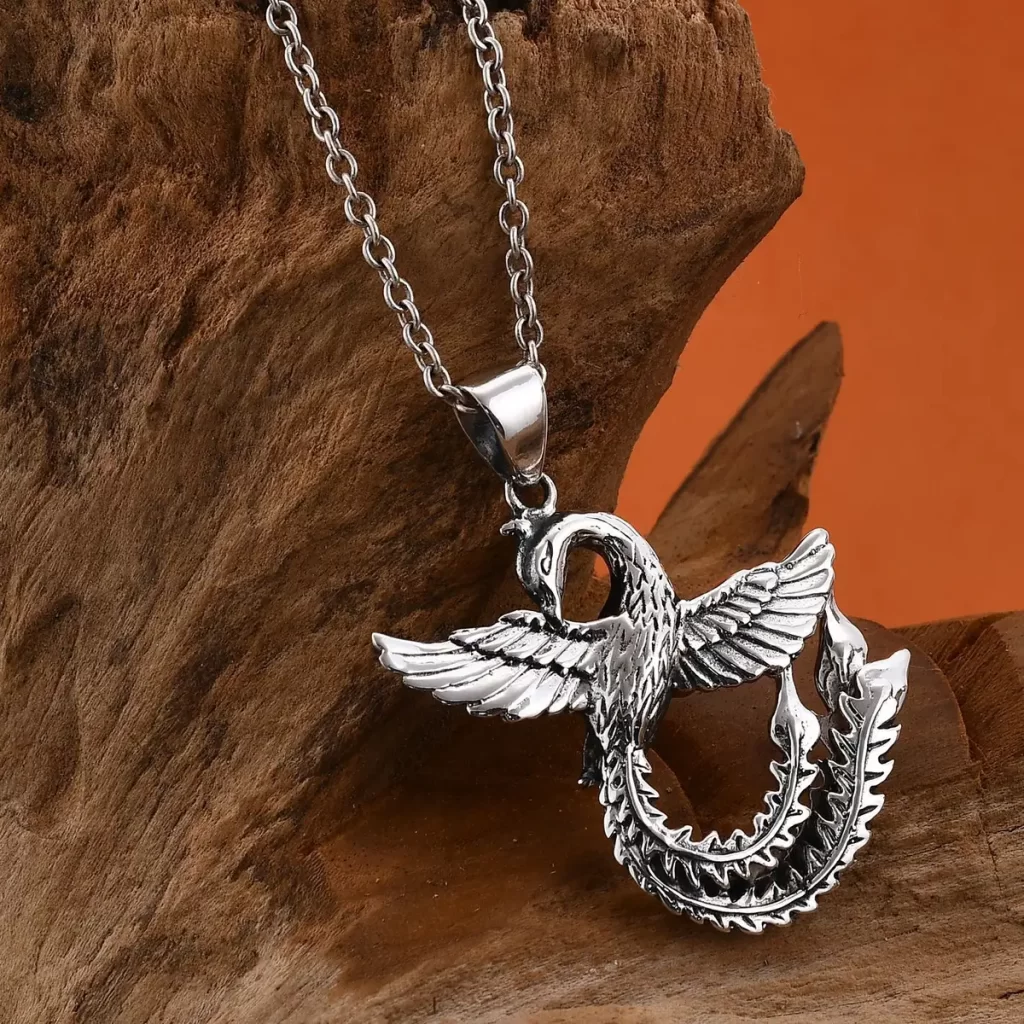 Mother’s Day Gift Bali Legacy Sterling Silver Phoenix Pendant