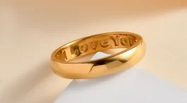 mother's day gift yellow gold ring under 50