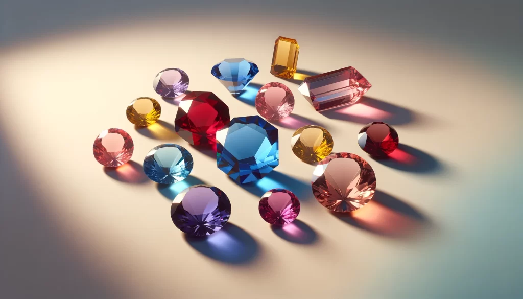 an assortment of gemstones for color therapy colored crystal meaning