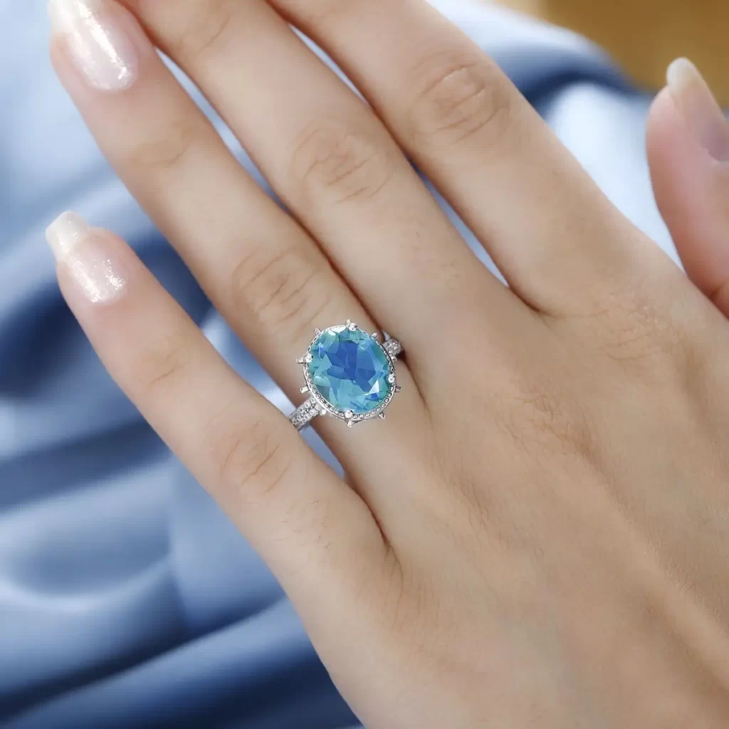 blue gemstone ring 
