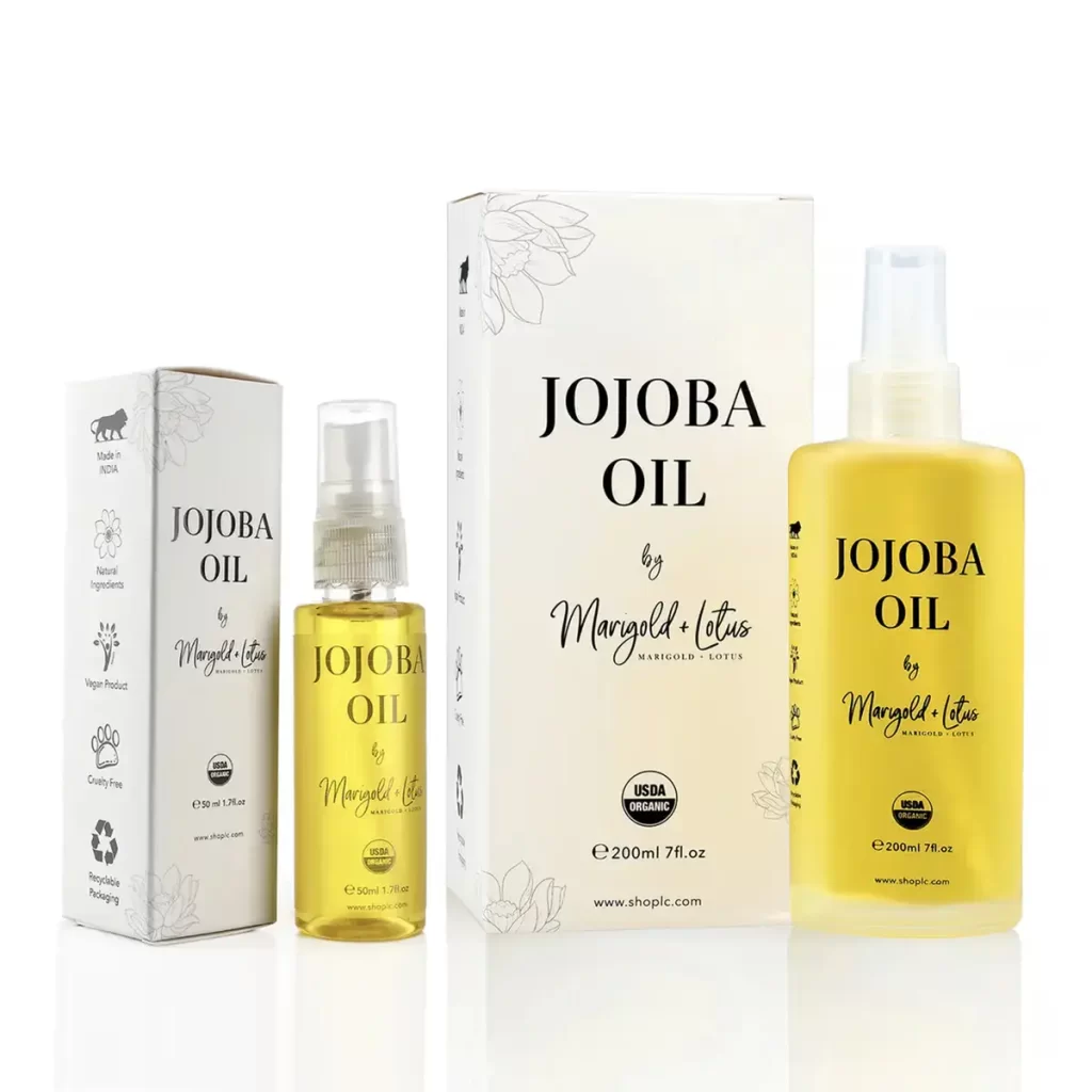 Skin naturals Marigold & Lotus Cold Pressed Natural Jojoba Oil