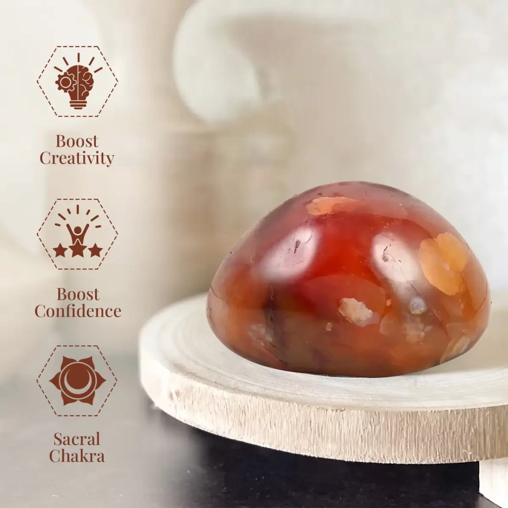 Carnelian August birthstone crystal