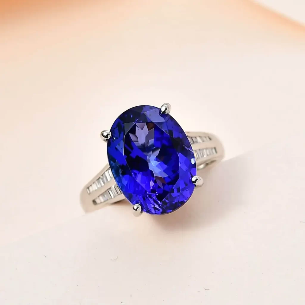 unique bold tanzanite engagement ring for her clearance sale