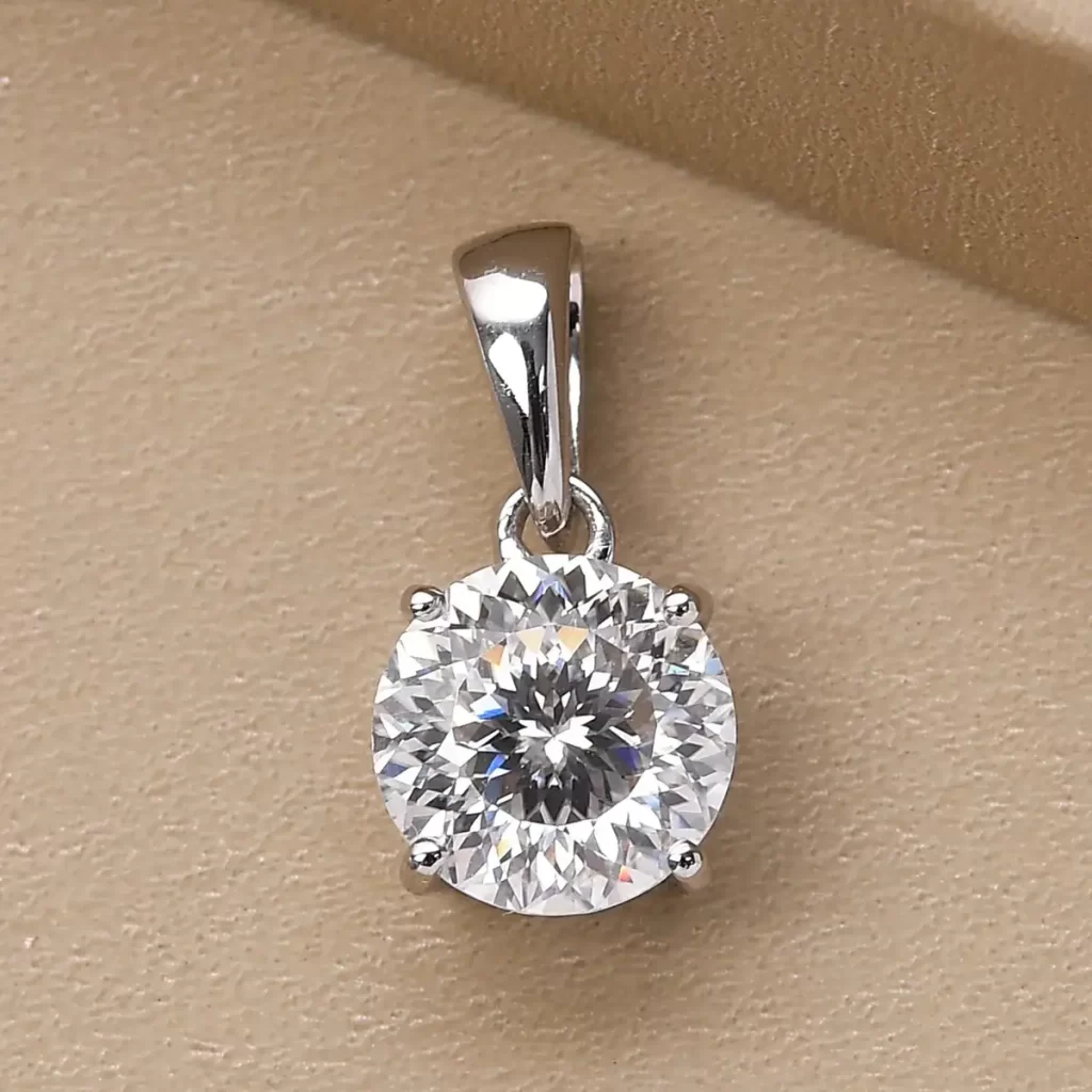 Moissanite pendant for clearance sale