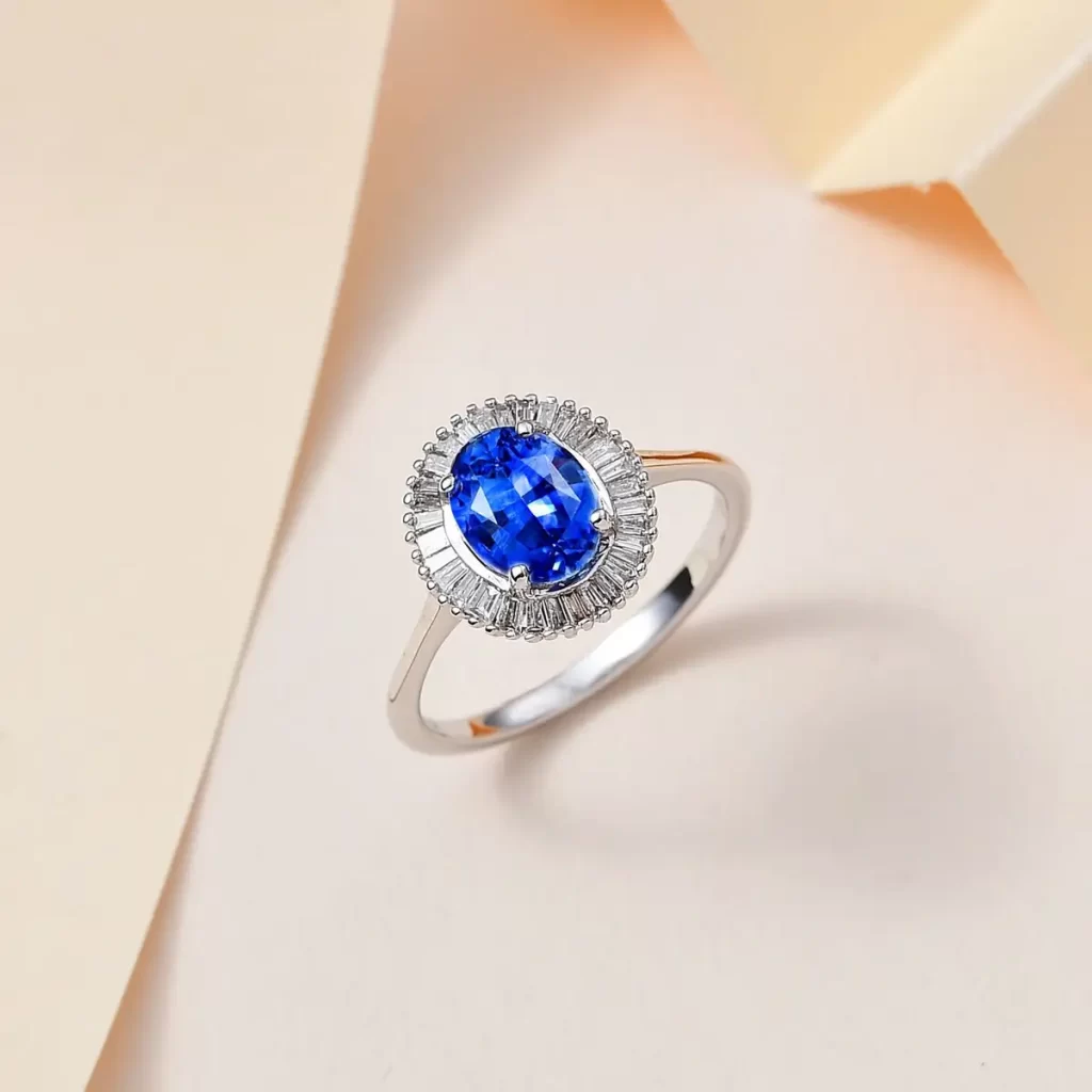 Royal Ceylon Sapphire September birthstone ring